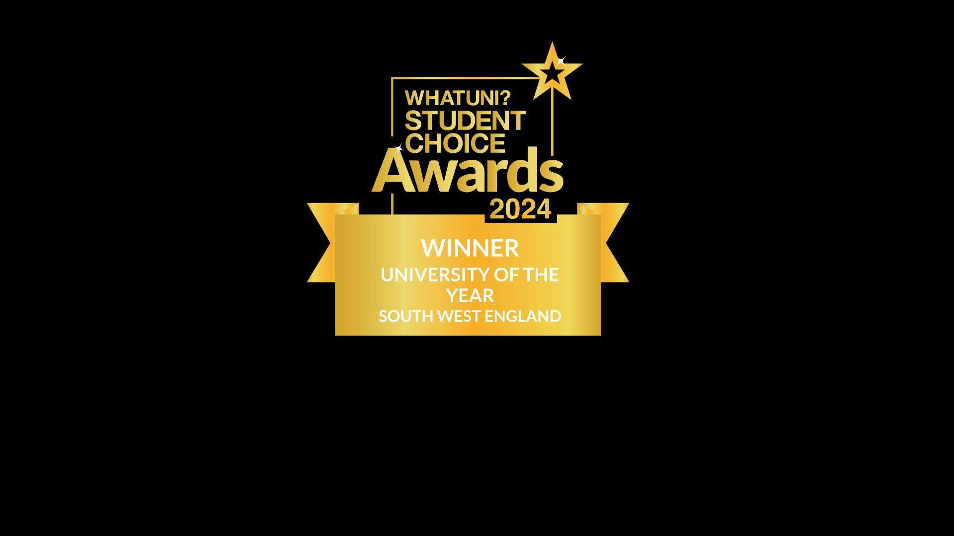 Arts University Plymouth is Winner of the University of the Year South West in the WUSCAS 2024 ctav 3