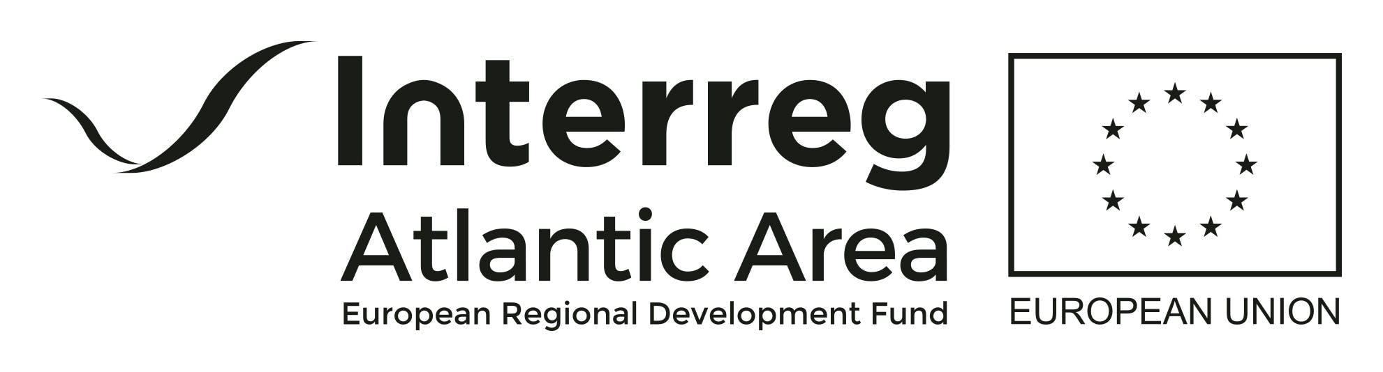 Logo Interreg Atlantic Area COLOR BLACK